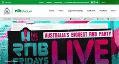Desktop Screenshot of nibstadium.com.au